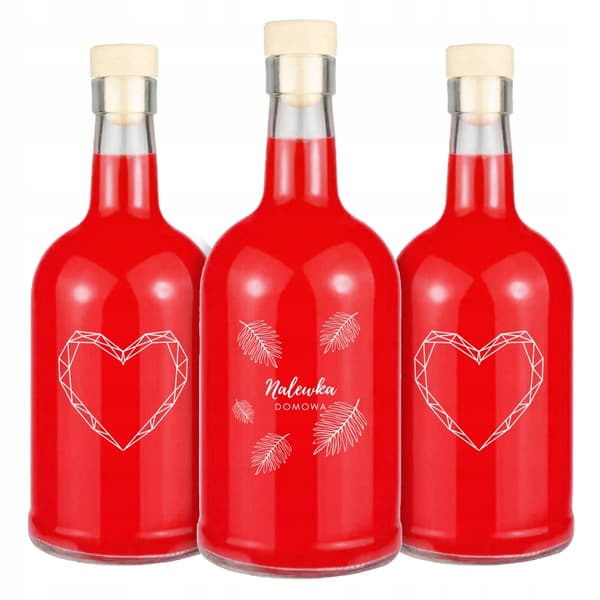 10X TADEK-FLASKOR 500ml med tryck för tinkturer