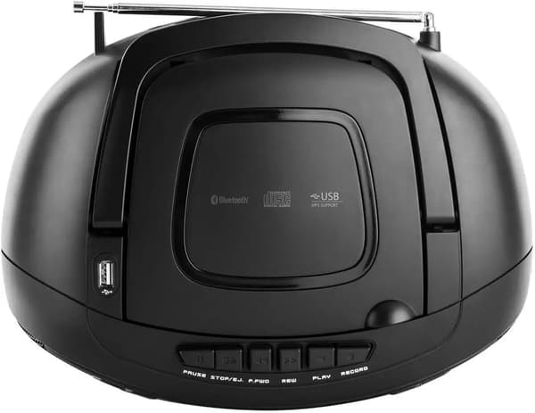 JVC Radio FM Boombox CD USB Bluetooth AUX 3W