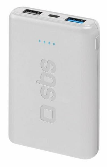 Powerbank SBS 5000 mAh – Hvid