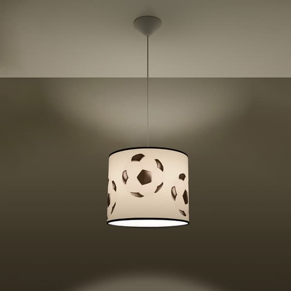 HÄNGLAMPA BOLL 1 E27 VIT SOLLUX SL.1424