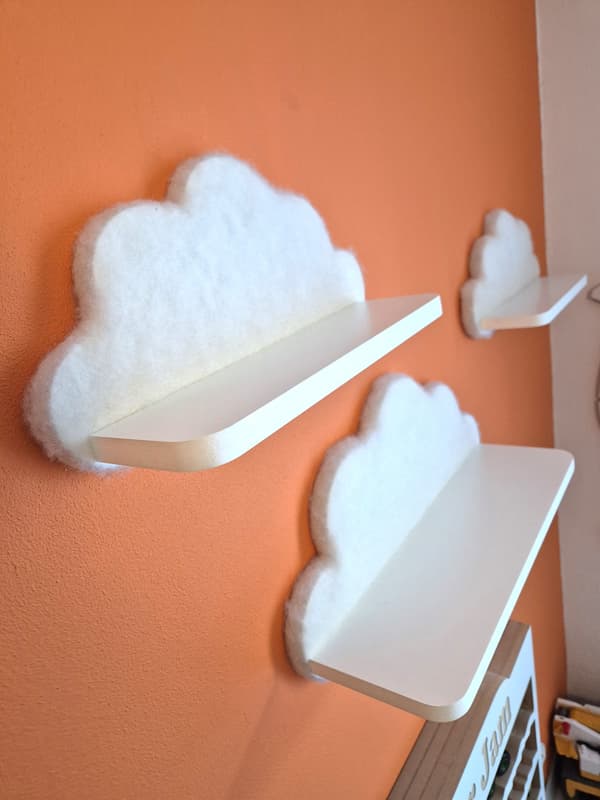 Cloud Shelves Sæt med 3 - Fluffy Cans