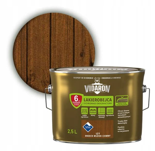 Mørk valnødbejdse L21 2,5l