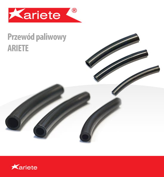 ARIETE BRÆNDSTOFSLANGE SORT 5X8 MM - 1 MB