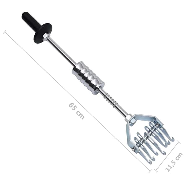 vidaXL klo-glidehammer 65 cm kulstofstål