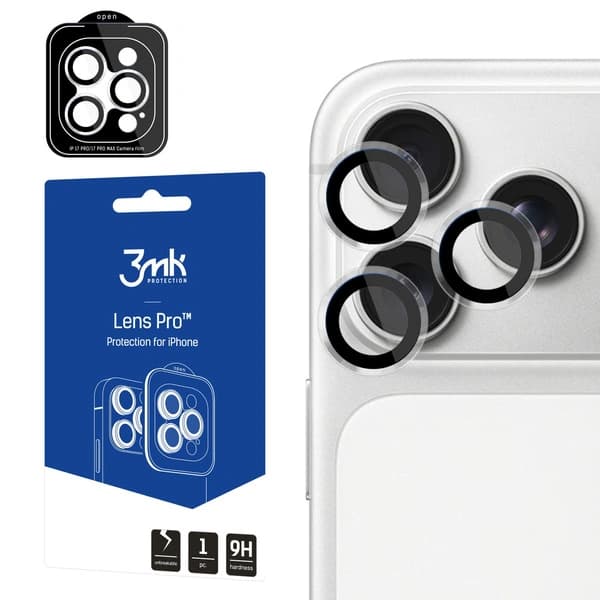 Apple iPhone 17 Pro / 17 Pro Max - 3mk linssinsuoja Pro läpinäkyvä