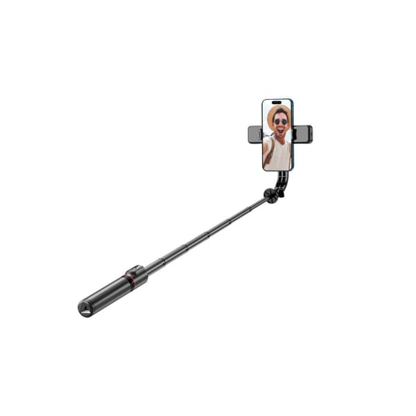TECH-PROTECT L05S BLUETOOTH-SELFIEKEPPIJALKA JA LED-VALO MUSTA