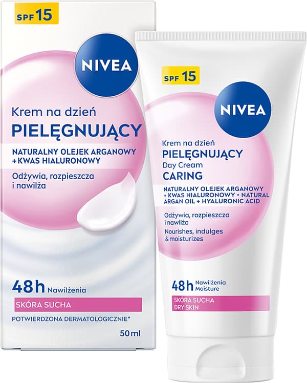 NIVEA 24H kosteutus ravitseva päivävoide SPF 15 50 ml
