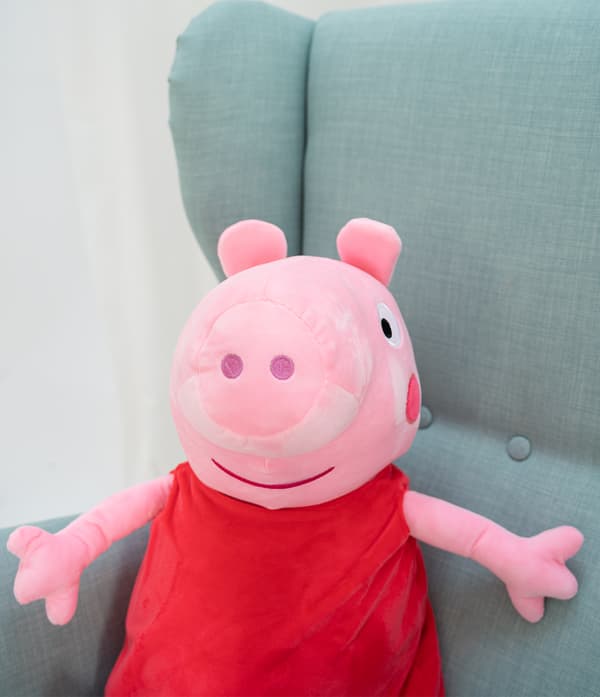Peppa Pig 80 cm stort plyslegetøj