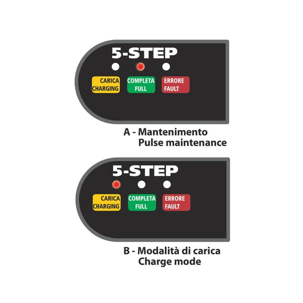 70178 Amperomatic Trainer, smart oplader, 6 / 12V - 0,55 / 1A