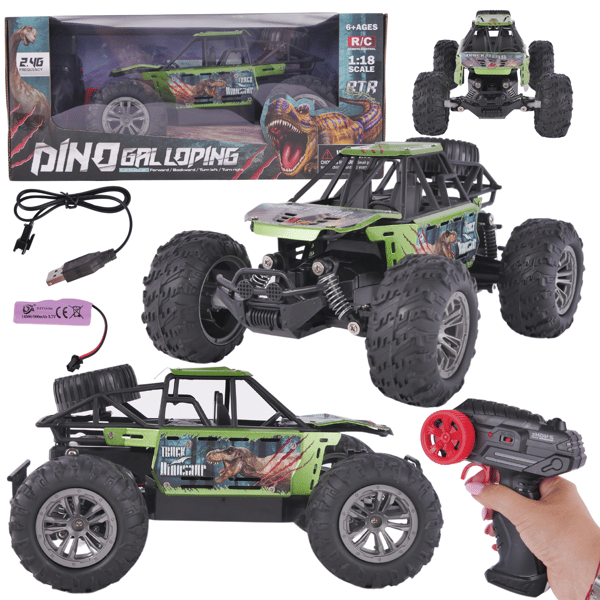 Fjärrstyrd bil RC dinosaurier batterikabelfordon