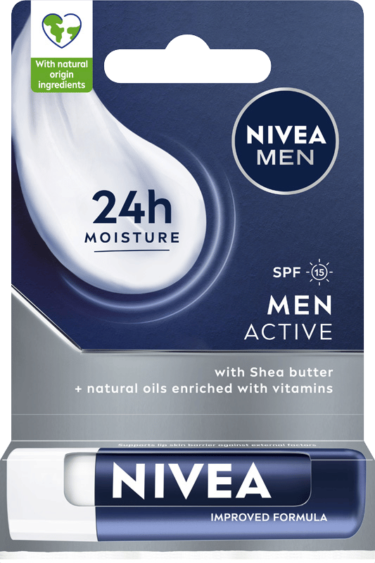 NIVEA Men Active Care läppbalsam 4,8 g