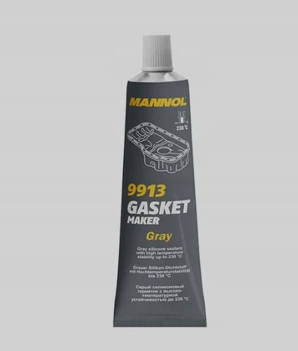 MANNOL PACKNINGSTILLVERKARE - SILIKONTÄTNING - GRÅ 85G (ERSÄTTER PACKNINGAR) (9913) (144)