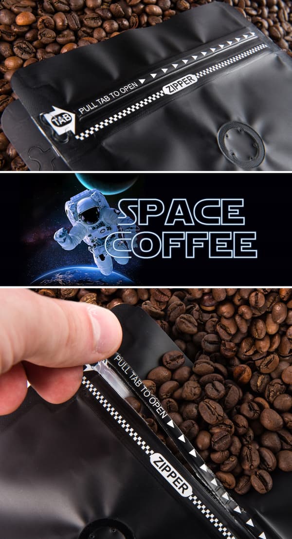 Friskristede kaffebønner Space Coffee 250g