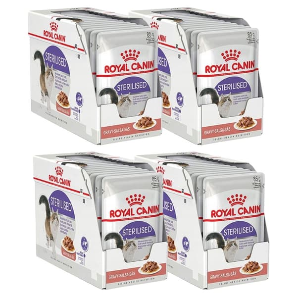 Royal Canin FHN Sterilised vådfoder til katte 48x85g i sovs