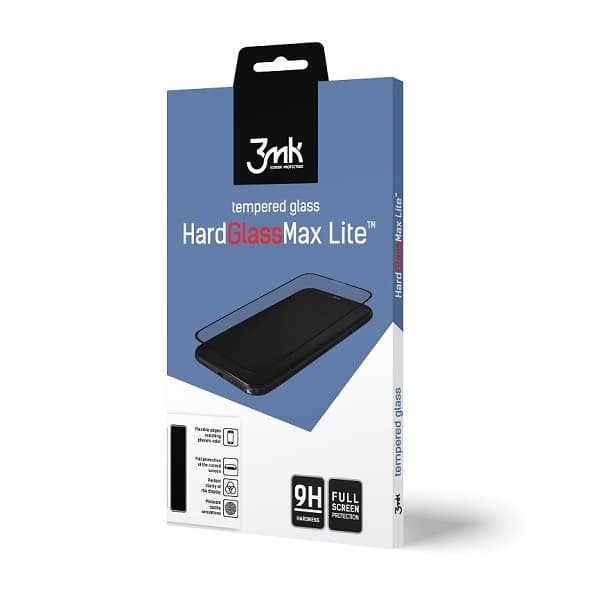 3MK HardGlass Max Lite Honor 8 Svart/Grå