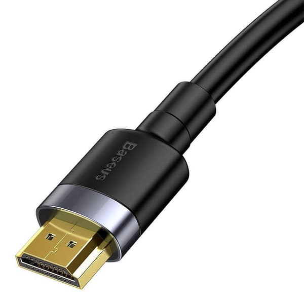 Baseus Cafule HDMI 2.0-kabel, 4K, 3D, 1m (svart-grå)