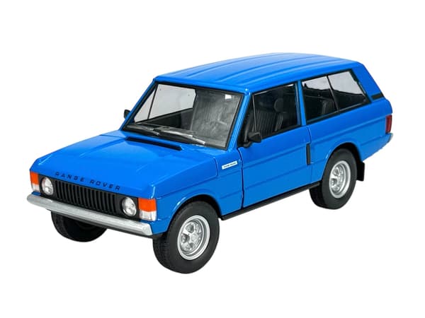 WELLY 1970 LAND ROVER RANGE ROVER BLÅ 1:24 24128