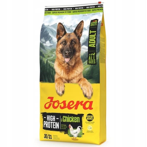 Josera torrfoder med högt proteininnehåll för hundar 12,5 kg kyckling
