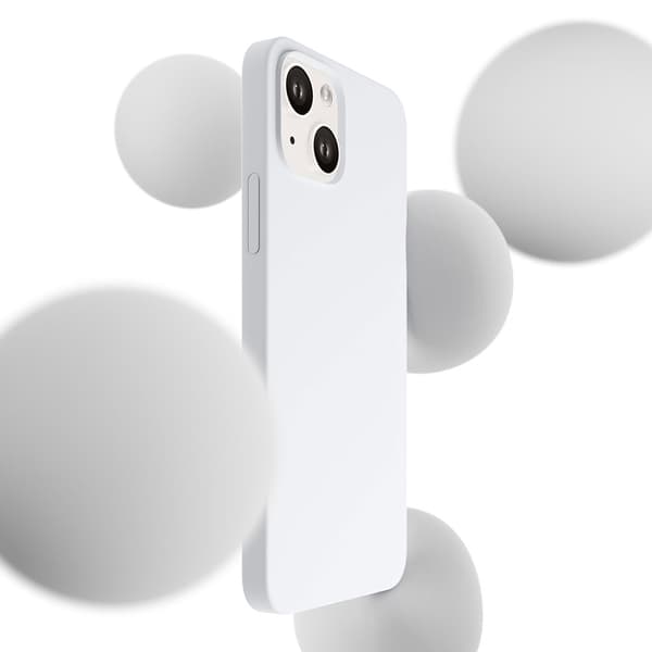 Apple iPhone 14 Plus - 3mk Hardy Silicone MagCase Valkoinen