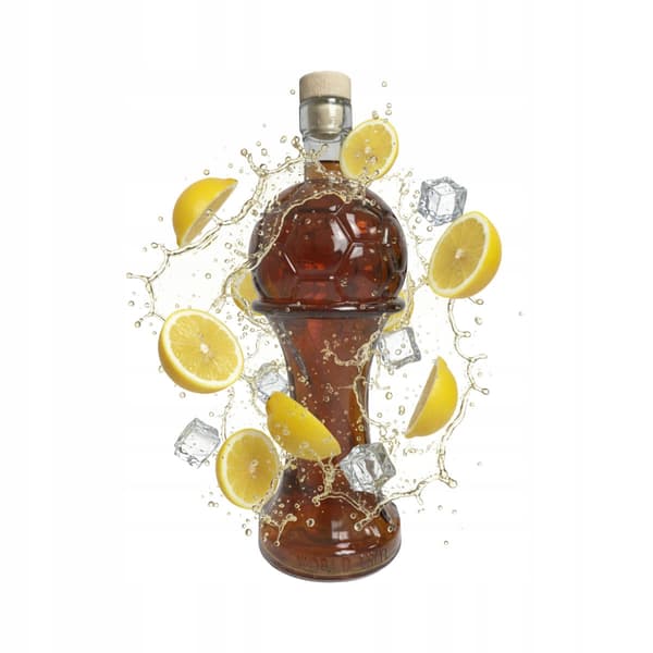 Flaska PIŁKA LEGEND 500ml Glaskaraff Presentmugg Likör Sirap