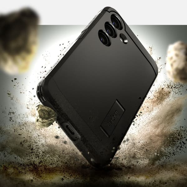 SPIGEN TOUGH ARMOR GALAXY S24 -suojakuori, musta