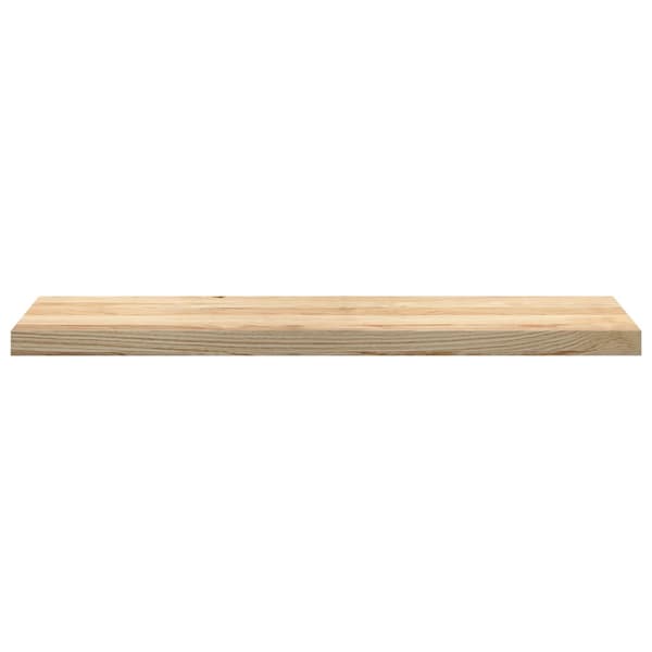 vidaXL trappetrin, 2 stk. ubehandlede, 100x30x2 cm massivt egetræ