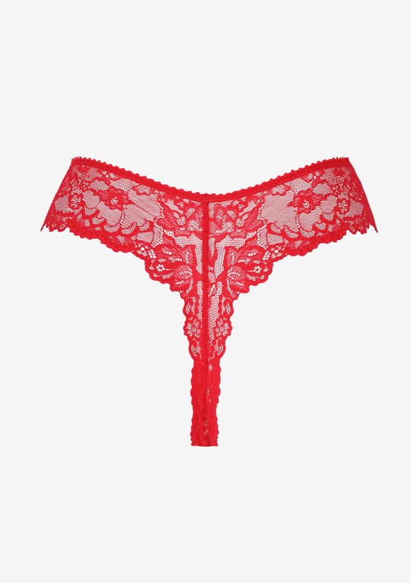 Naisten pitkät stringit sensuaalinen punainen TIA POUPEE MARILYN L
