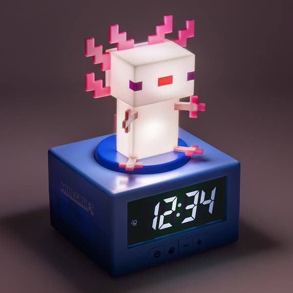 Herätyskellolamppu ICONS Axolotl - Minecraft