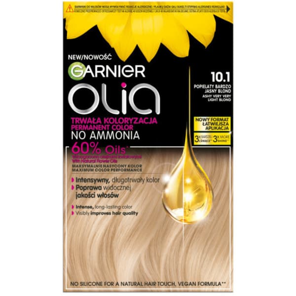 Garnier Olia Hårfarve 10.1 Askeblond Meget Lys