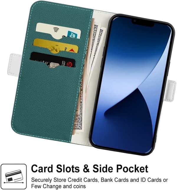GRØNT ETUI TIL IPHONE 14 MAX 6,7' LÅSBAR LANYARD
