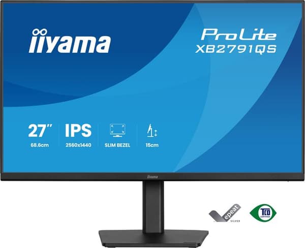Iiyama ProLite XB2791QS-B1 27" WQHD IPS 1ms FreeSync sort