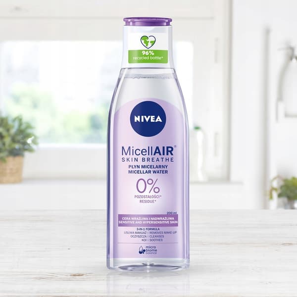 NIVEA hoitava misellivesi herkkä ja yliherkkä iho 200 ml