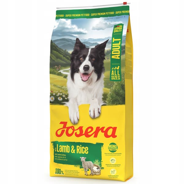 Josera torrfoder för vuxna hundar med lamm och ris 12,5 kg