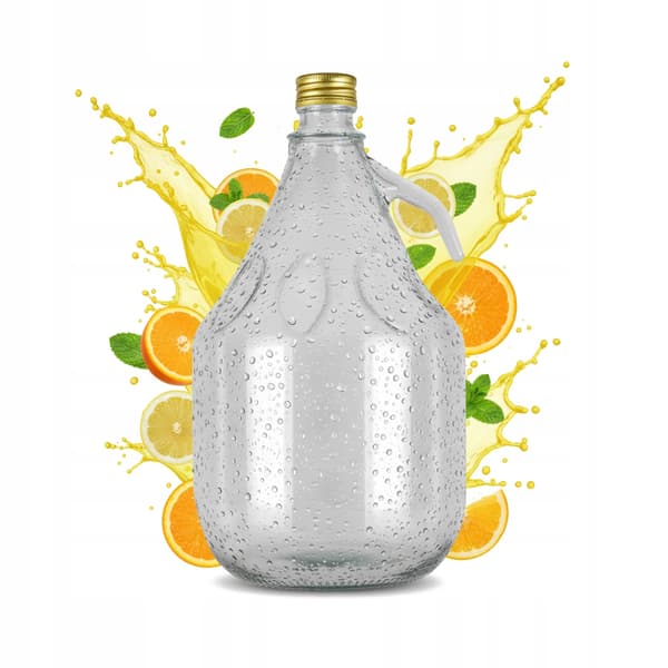Lady 3L demijohn viinipullo mehupullo lasipullo