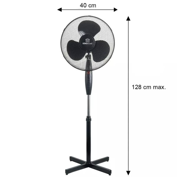 GOLVFLÄKT KINGCOOL KC-2125 svart