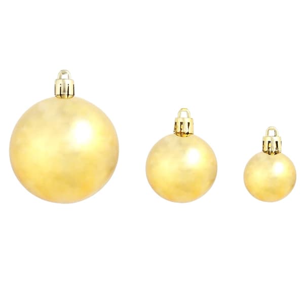 vidaXL kuglesæt, 100 dele, 3/4/6 cm, guld