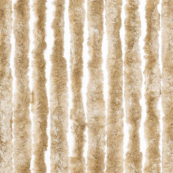 vidaXL Flugnät Beige 100x200 cm Chenille