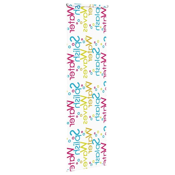 vidaXL Duschrullgardin 60x240 cm Tygbredd 56 cm