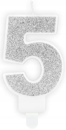 Numero 5 vaalea hopea, 1 kpl