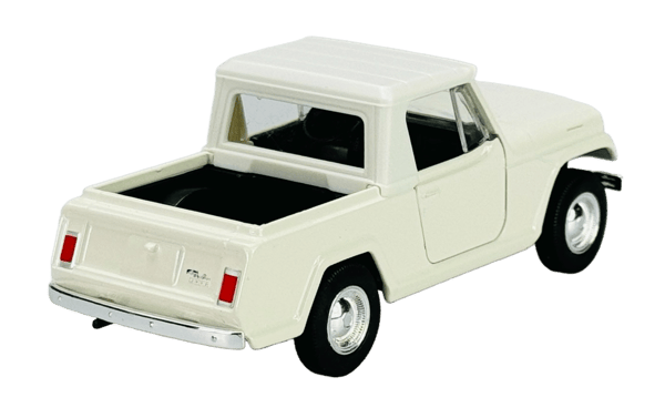 Welly OLD timer 1967 Jeep Jeepster Commando pickup vit 1:34 43826