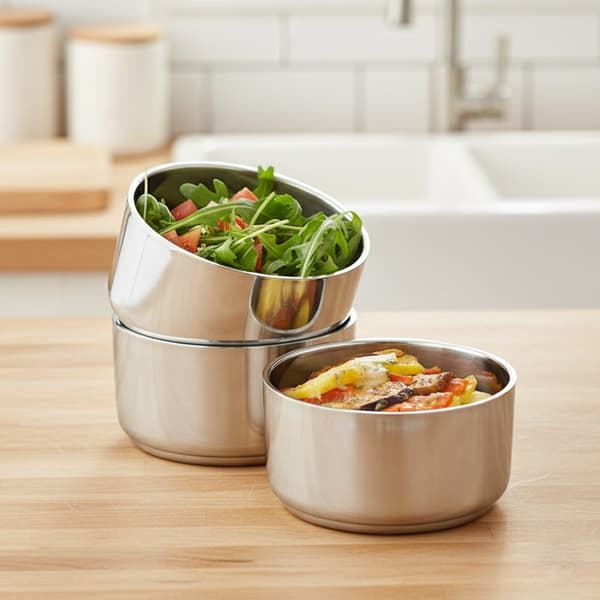 Termisk stål frokostboks 3-lags 3x900 ml