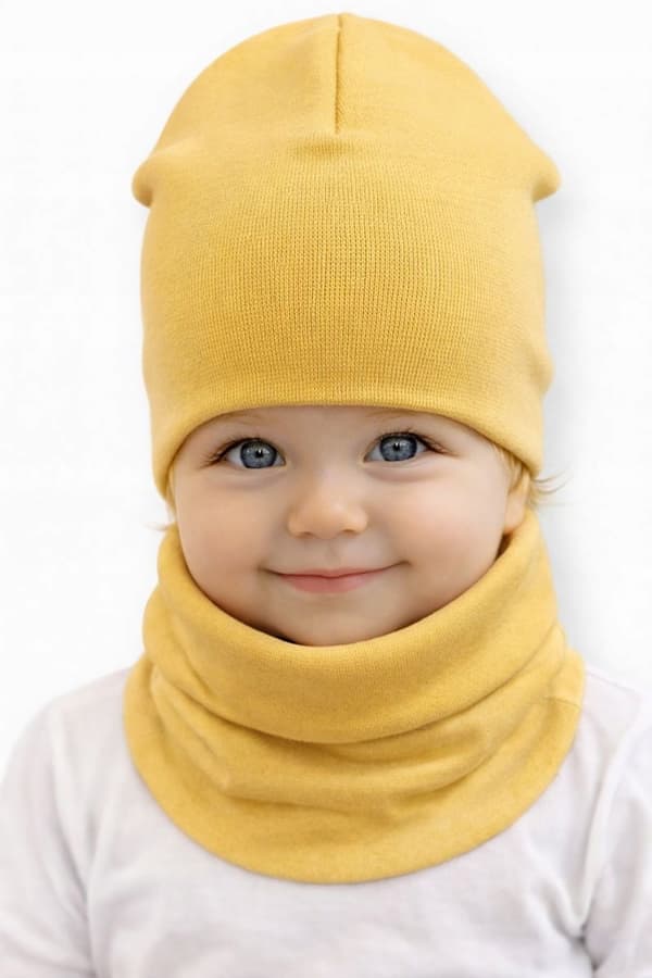 Set MÖSSA + HALSDUK 56-68 babyset 34/38 VÅRSENAP