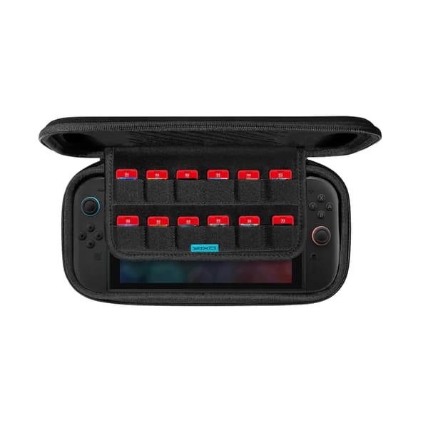 Nintendo Switch 2 -konsolikotelo YAXO Nawaho Techno Musta Musta