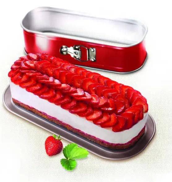 TEFAL DeliBake kageform 30x11cm rød J1640374