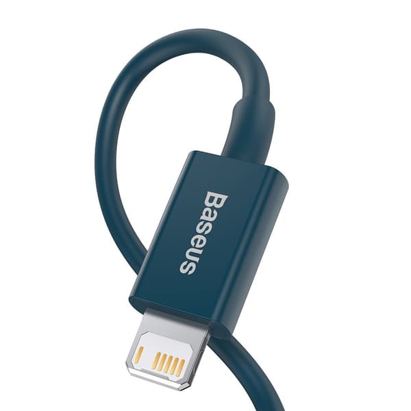 Baseus Superior -sarjan USB-Lightning-kaapeli, 2.4A, 2m (sininen)