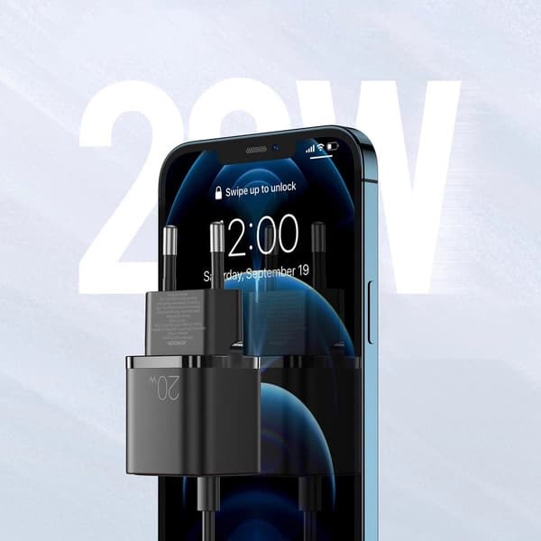 JOYROOM L-P202 NETVÆRKSOPLADDER PD20W/QC3.0 SORT