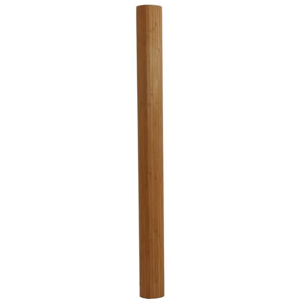 vidaXL Suorakulmainen matto, ruskea, 80x200 cm, bambu