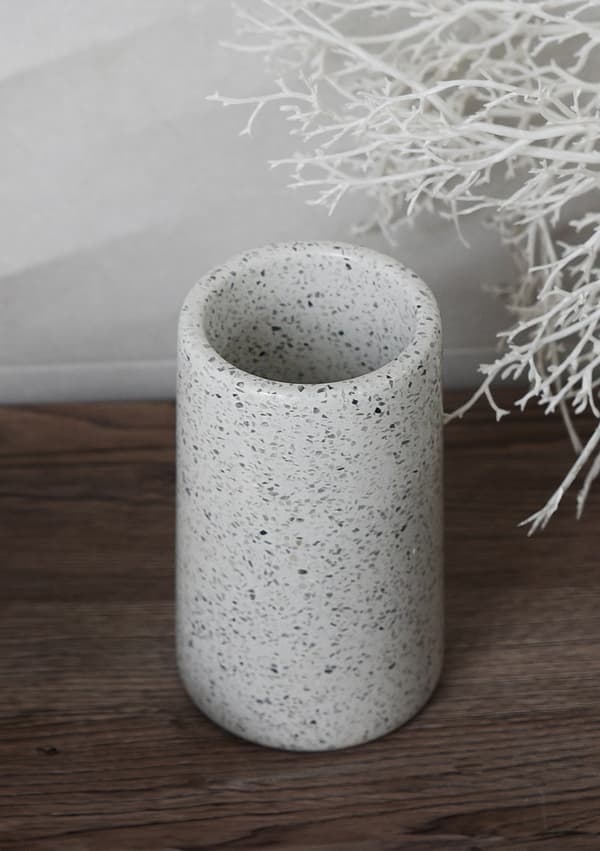 Tandbørsteholder til badeværelset Q-BATH PREMIUM DECOR 1550 lys terrazzo