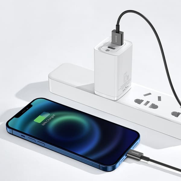 Baseus Superior -sarjan USB-Lightning-kaapeli, 2.4A, 2m (musta)