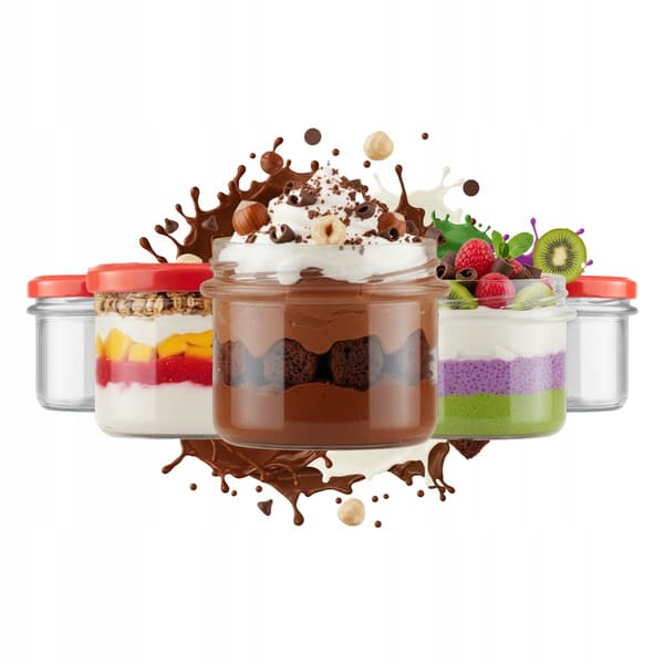 15x glasburkar 235 ml honungssylt svamppaté burkar konserver 235 ml